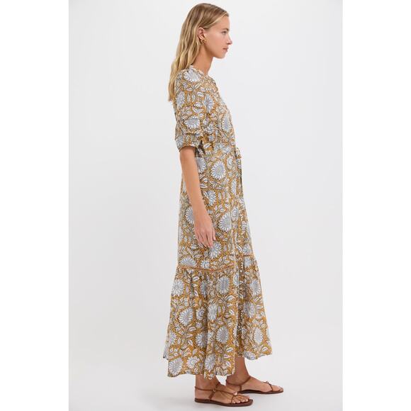 LOVE TOMAS BY EMERSON FRY Arles Satin Lucy 4 Short Sleeve Dress NWT L - Picture 6 of 7